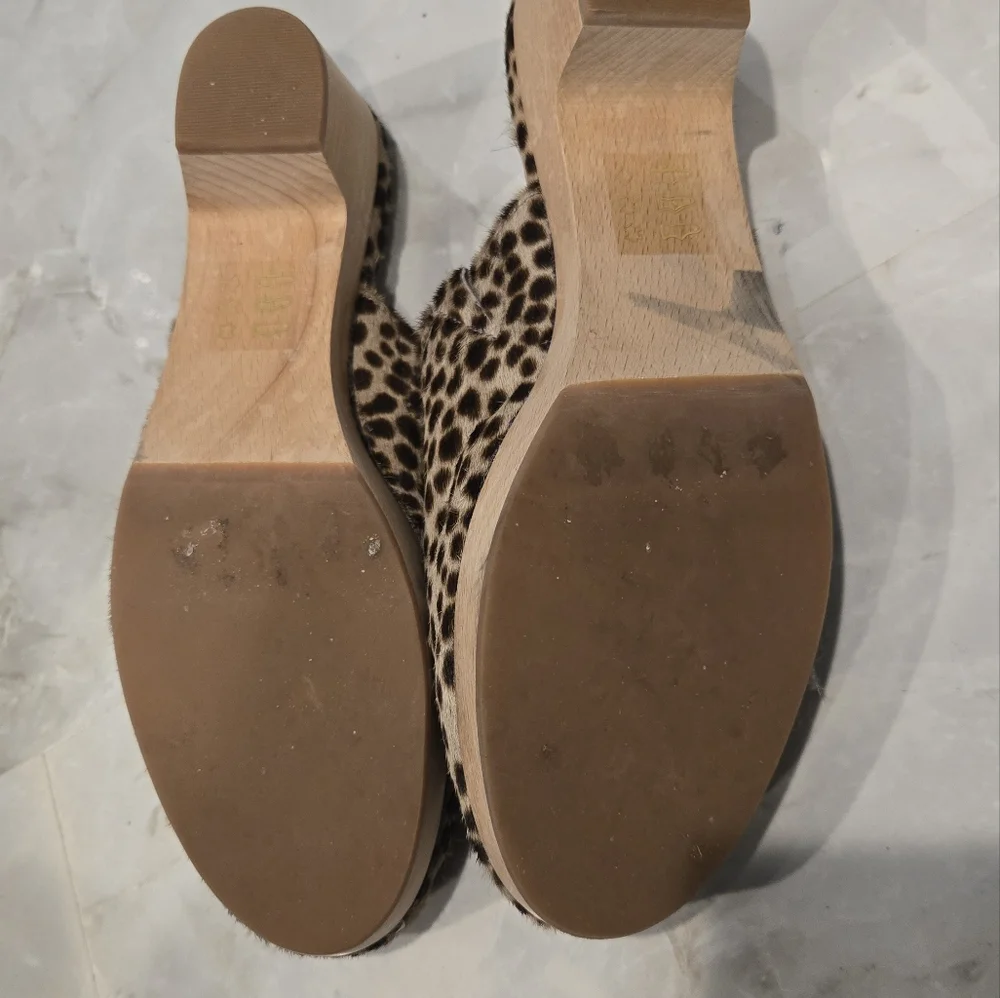 Madewell Ruby clog leopard calf hair - Picture 4 of 4